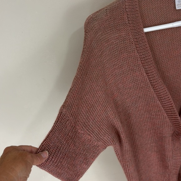 Chicos Wool Blend Fall One Snap Cardigan Sweater Size 2(12) - Picture 5 of 15